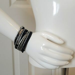 Leather wrap bracelet